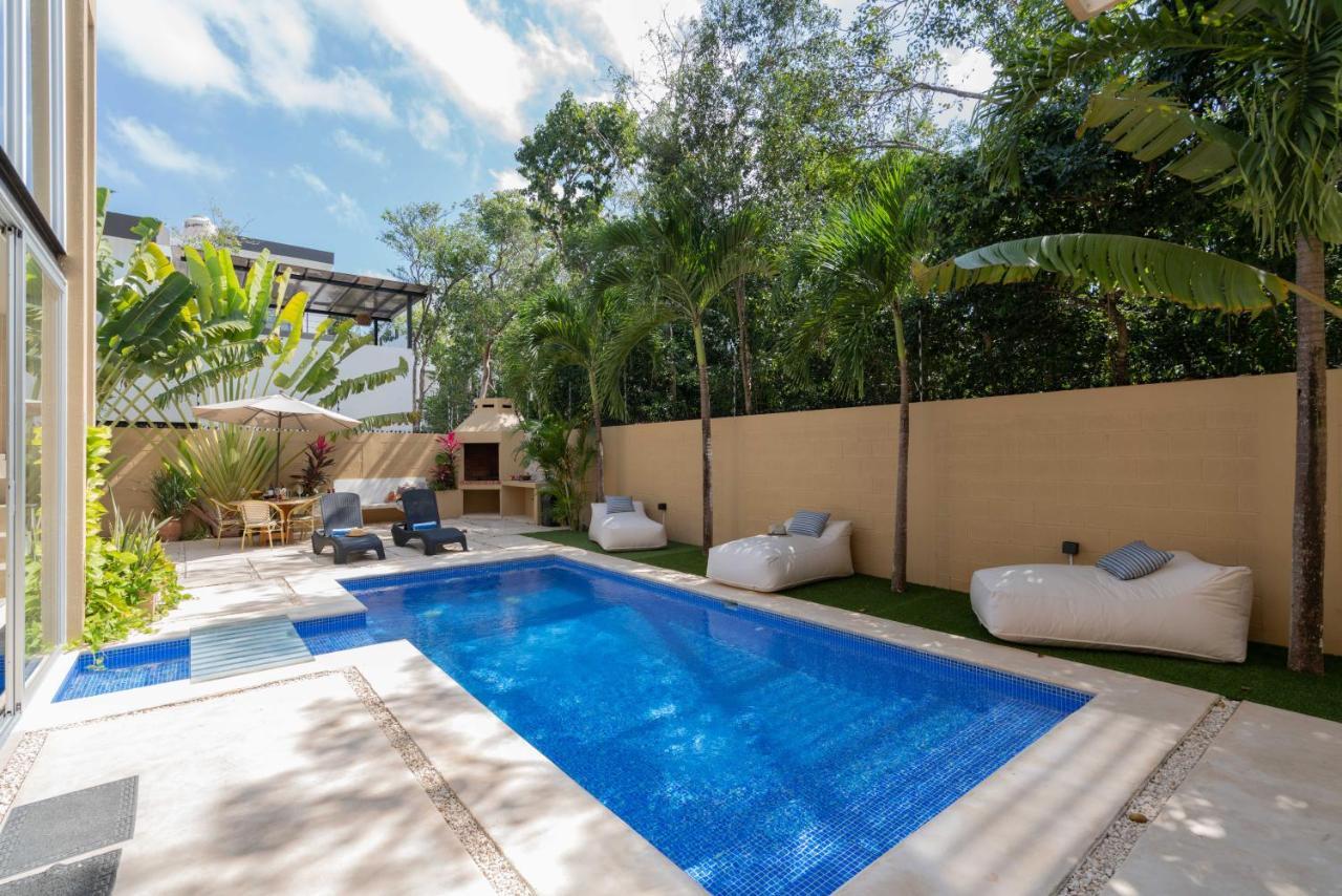 Tulum Private Modern Villa-Pool Beds-Ac-Internet-Parking-Grill Exterior photo